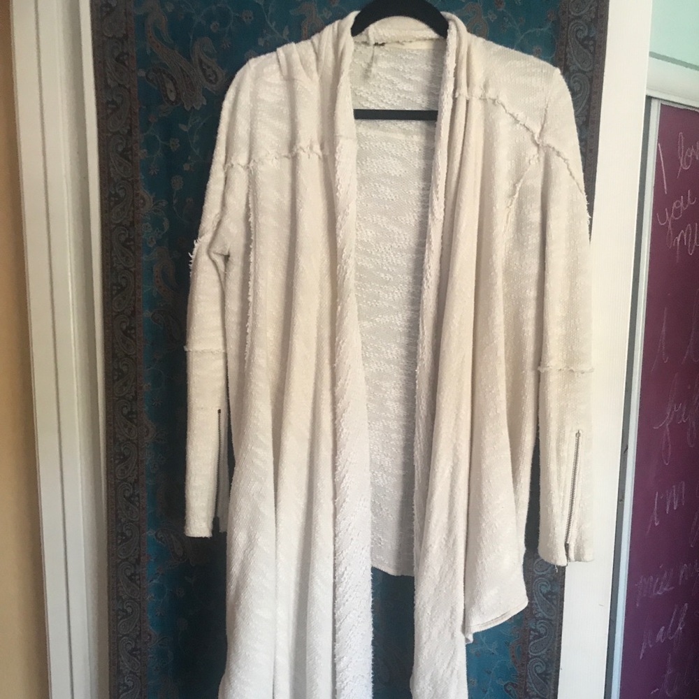 Cream cardigan